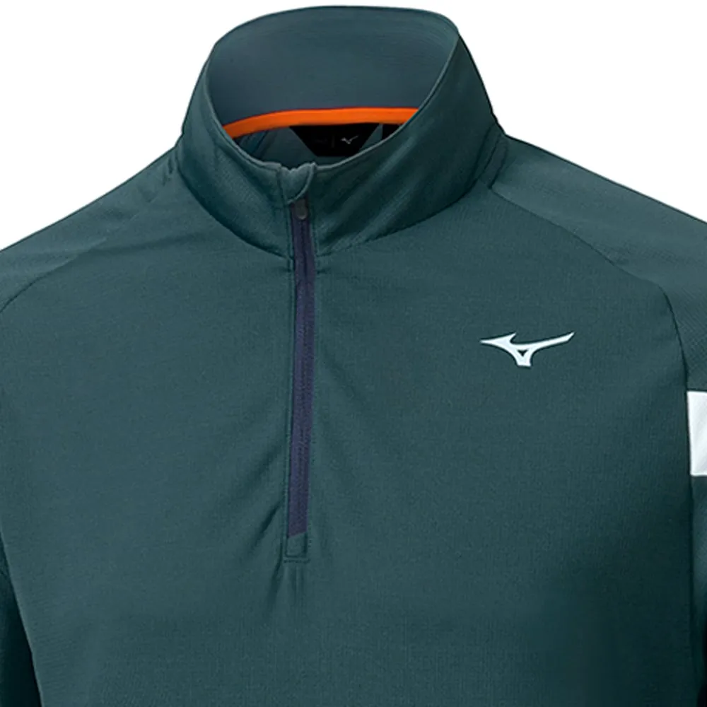 Mizuno Breath Thermo Drop 1/4 Zip Pullover - Navy Black Friday Offer
