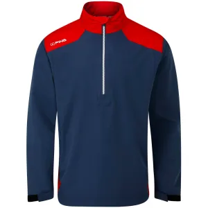 Ping Aquadrive Waterproof 1/2 Zip Jacket - Oxford Blue/Classic Red Built for the Bold Exclusive Deal