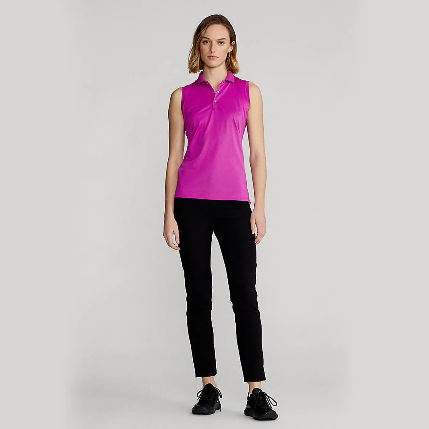 Rlx Ralph Lauren Women'S Tour Performance Sleeveless Golf Shirt - Bright Pink Bring the Heat President's Day Sale