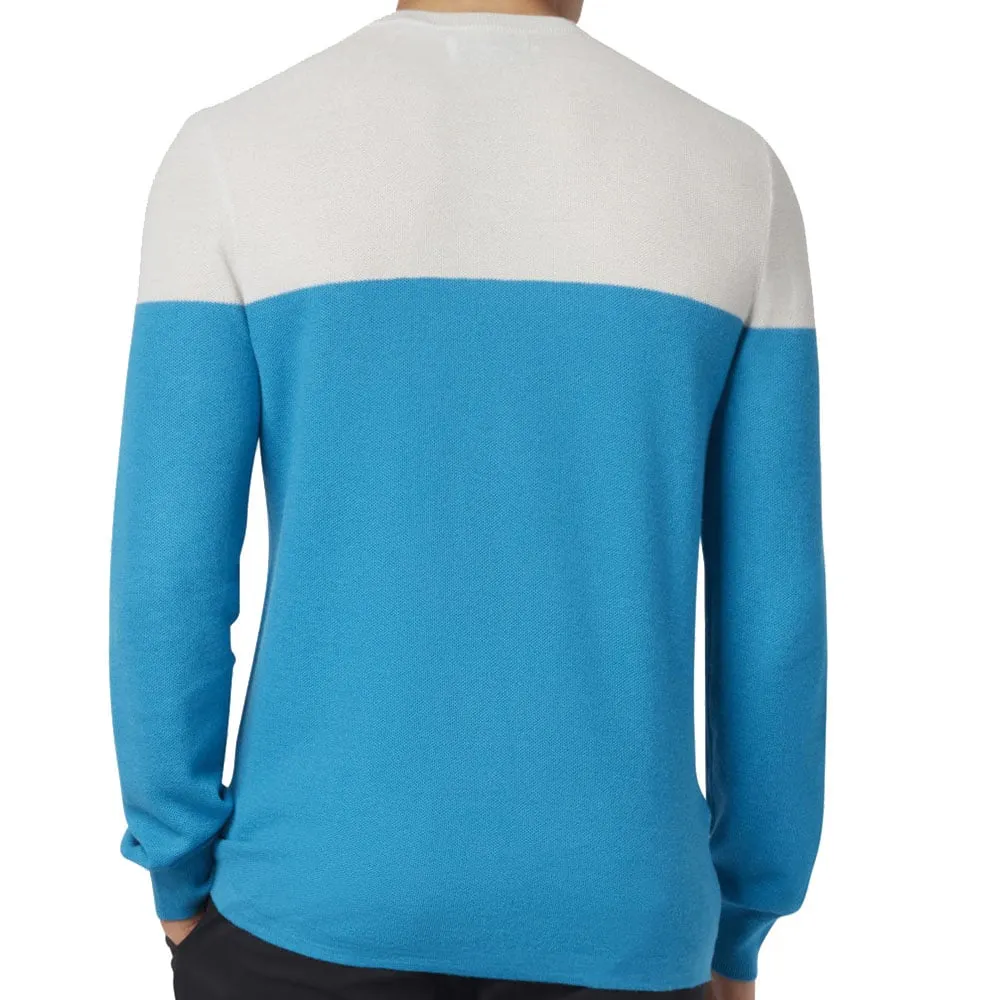 Original Penguin Colour Block Sweater - Pearl Blue Big Savings Built for the Bold