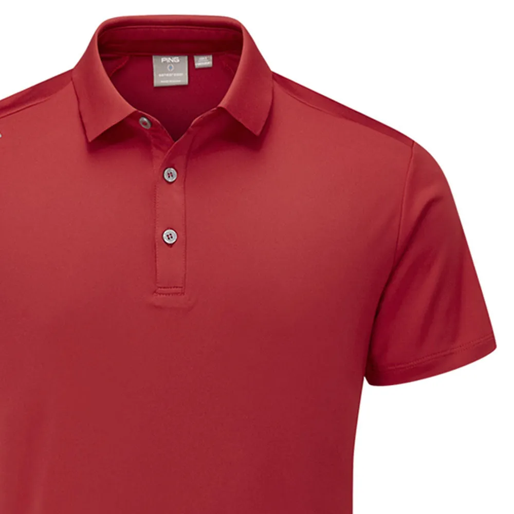 Ping Lindum Polo Shirt - Rich Red Move Like You Mean It