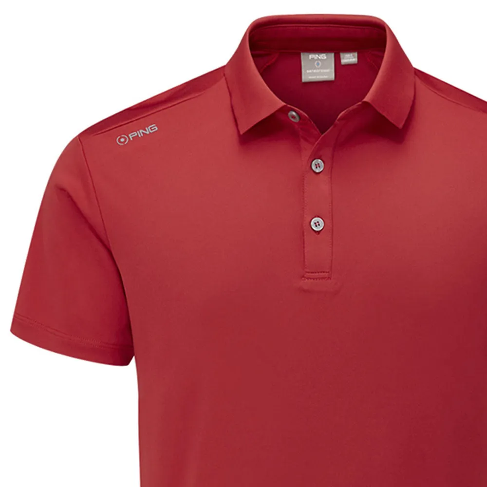 Walk Tall Command Attention Ping Lindum Polo Shirt - Rich Red