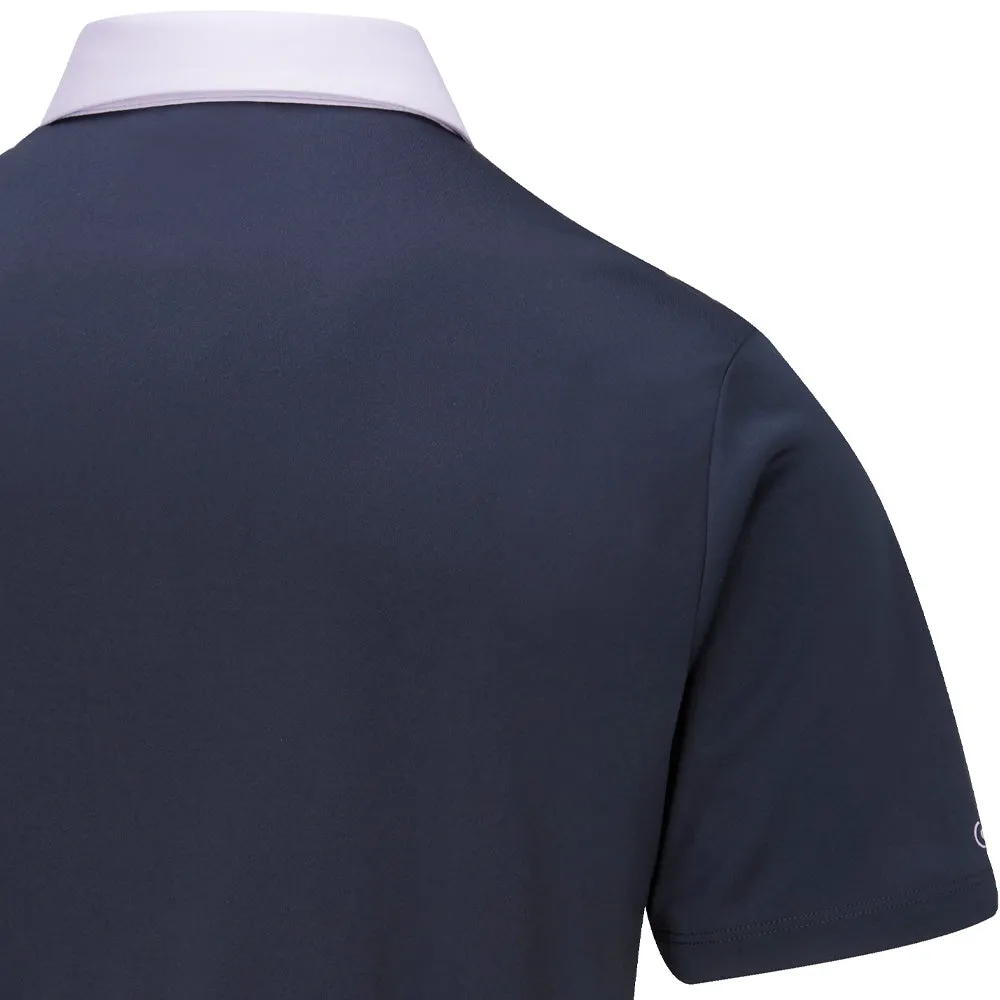 Fuel Your Fire Keep Going Strong Ping Morten Sensorcool Polo Shirt - Cool Lilac/Navy