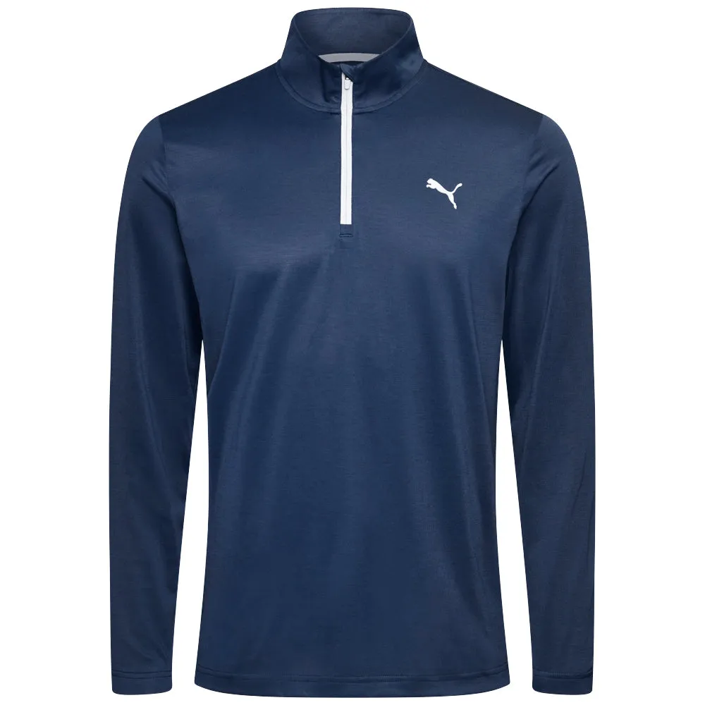 Puma Premium Tech 3.0 1/4 Zip Pullover - Deep Navy Easter Sale Affordable