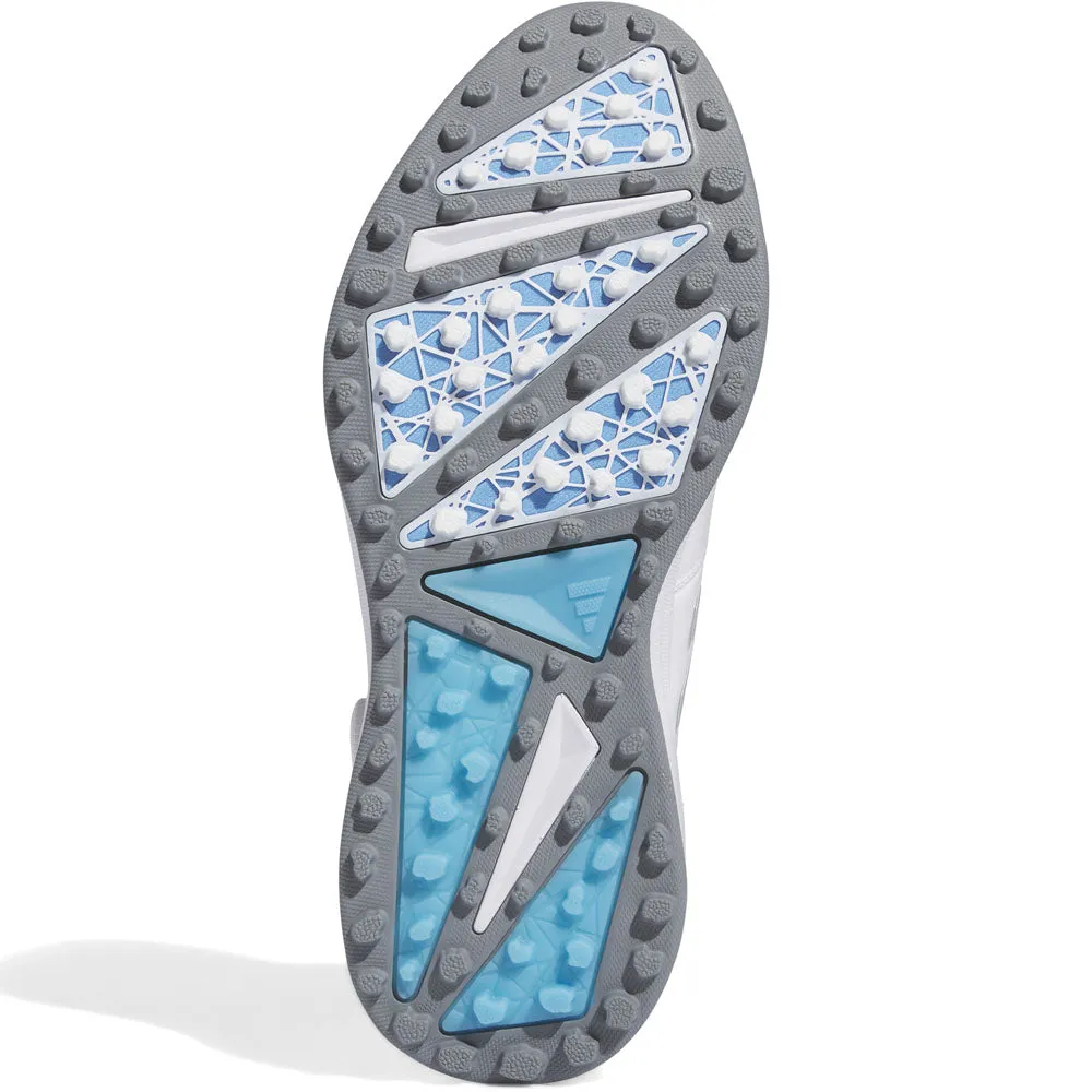 Adidas Solarmotion 24 Boa Spikeless Waterproof Shoes - Ftwr White/Silver Met./Blue Burst Valentine's Day Sale Walk with Power