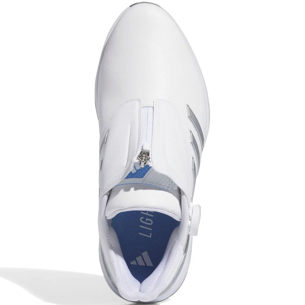 Adidas Solarmotion 24 Boa Spikeless Waterproof Shoes - Ftwr White/Silver Met./Blue Burst Built for the Bold Budget Friendly