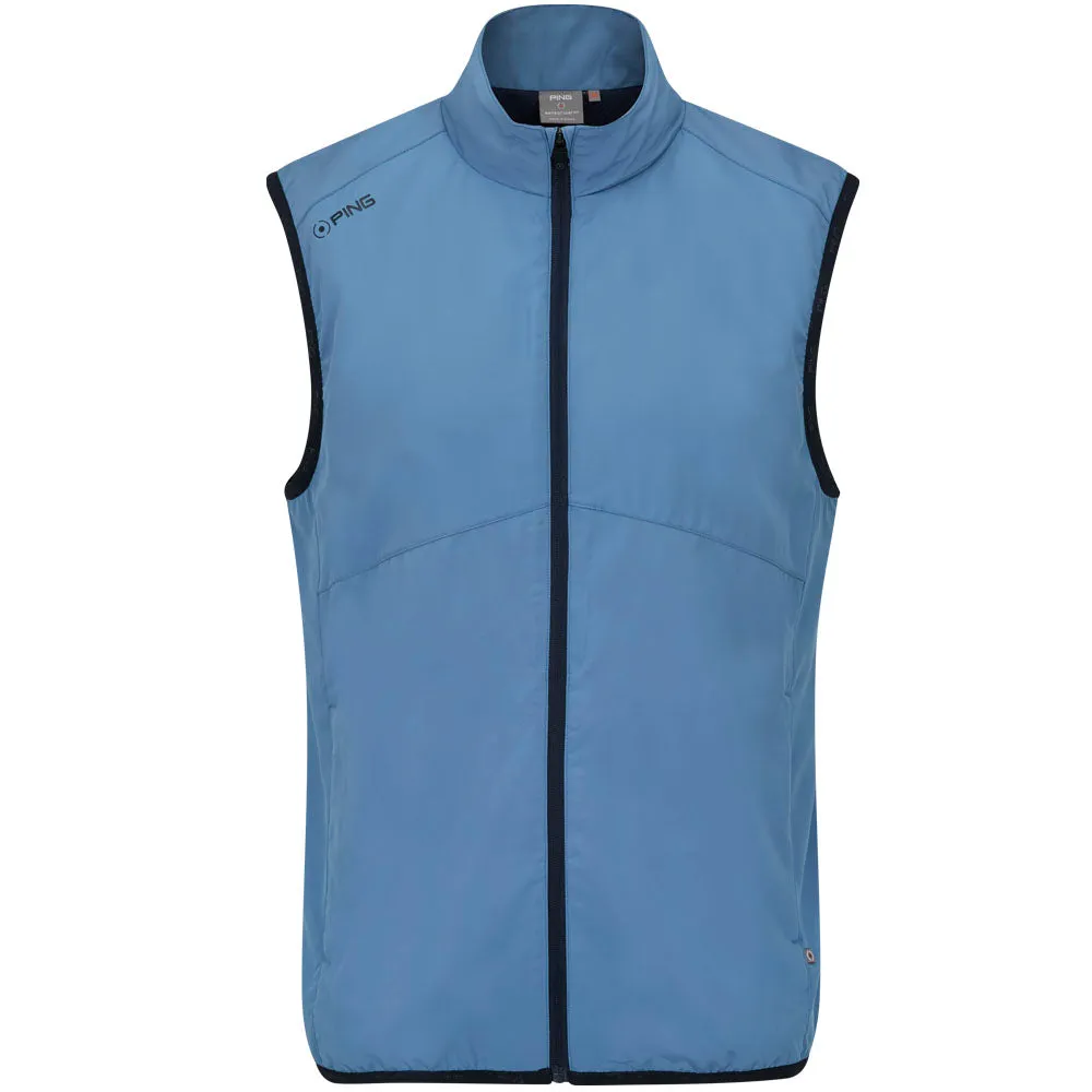 Keep Going Strong Step Out Boldly Ping Ashbourne Gilet - Coronet Blue