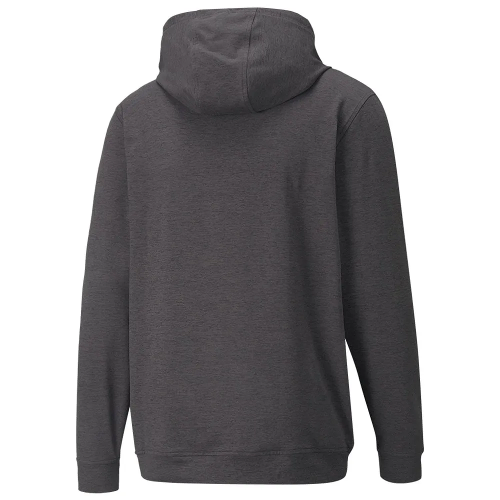 Puma Cloudspun Progress Hoodie - Black Heather Hit Your Next Level All Eyes on You