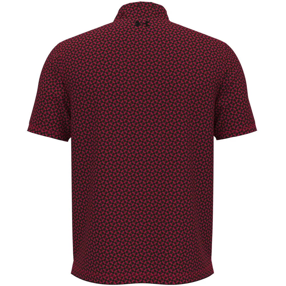 Black Friday Sale Under Armour T2G Printed Polo Shirt - Racer Red/Black/White