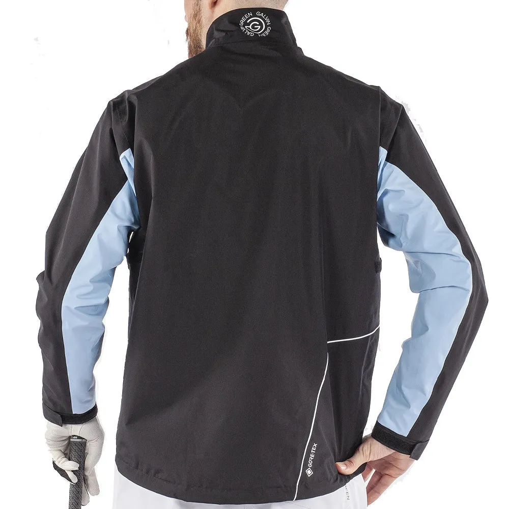 Walk Loud Galvin Green Abe Gore-Tex 1/2 Zip Waterproof Jacket - Blue Bell/Black/White