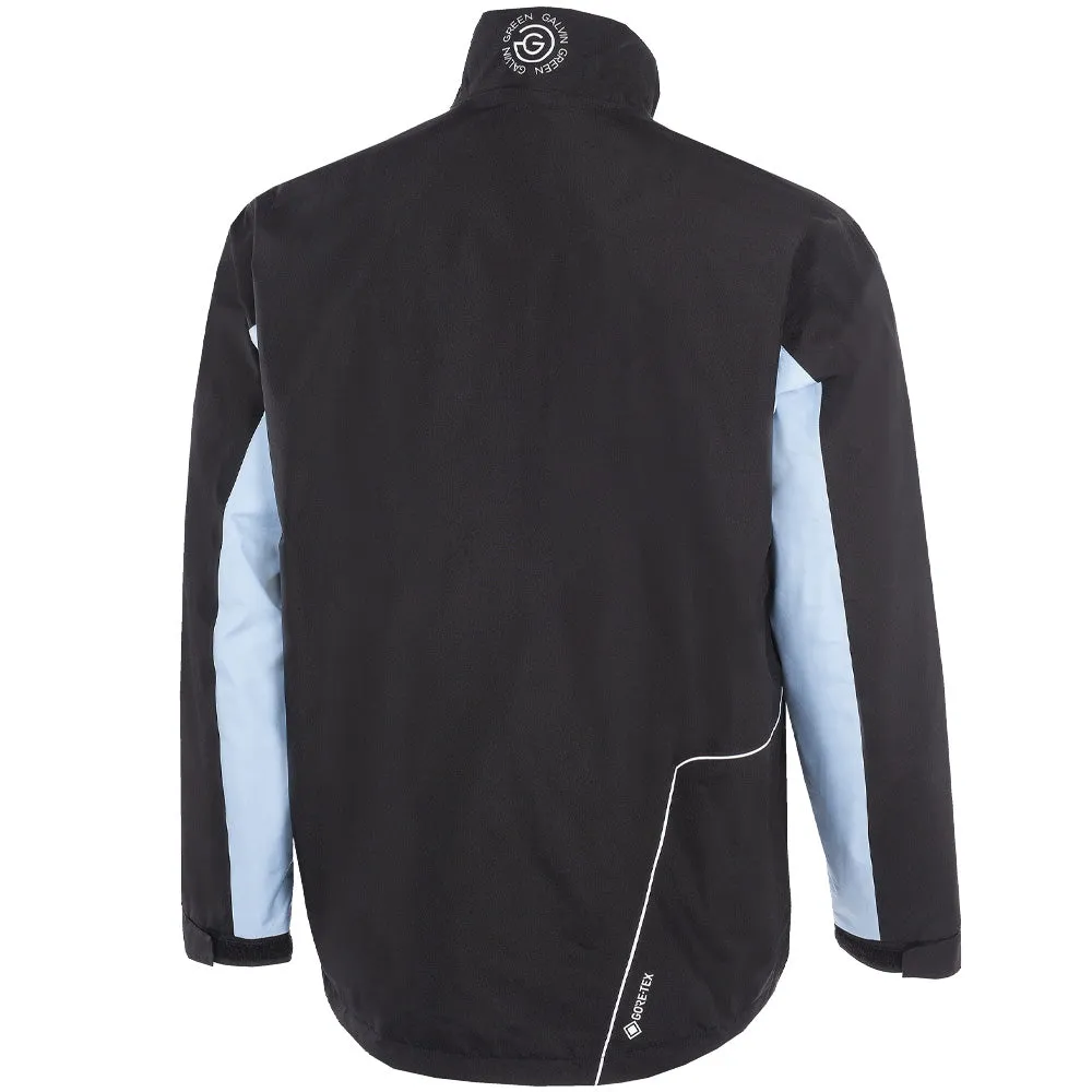 Not for the Ordinary Big Savings Galvin Green Abe Gore-Tex 1/2 Zip Waterproof Jacket - Blue Bell/Black/White