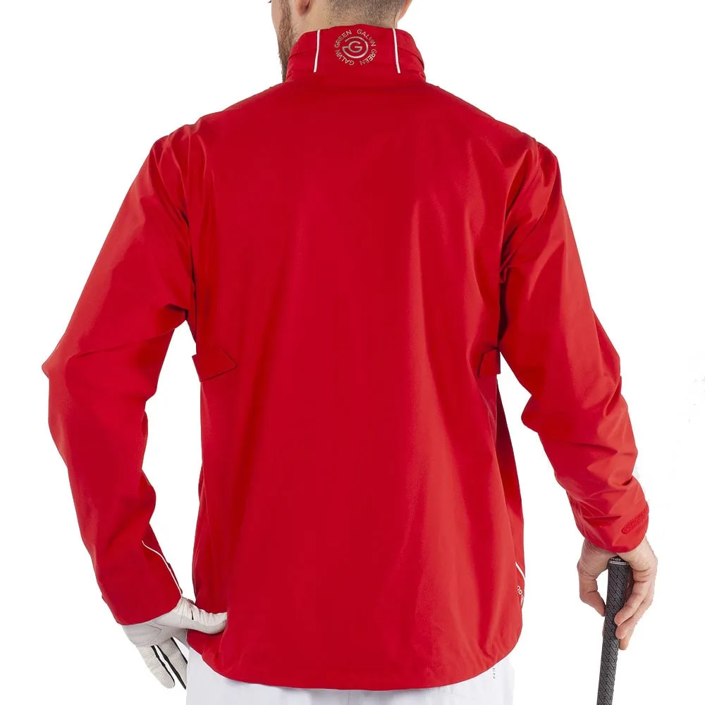 Winter Sale Galvin Green Aden Gore-Tex Paclite 1/2 Zip Waterproof Jacket - Red/White