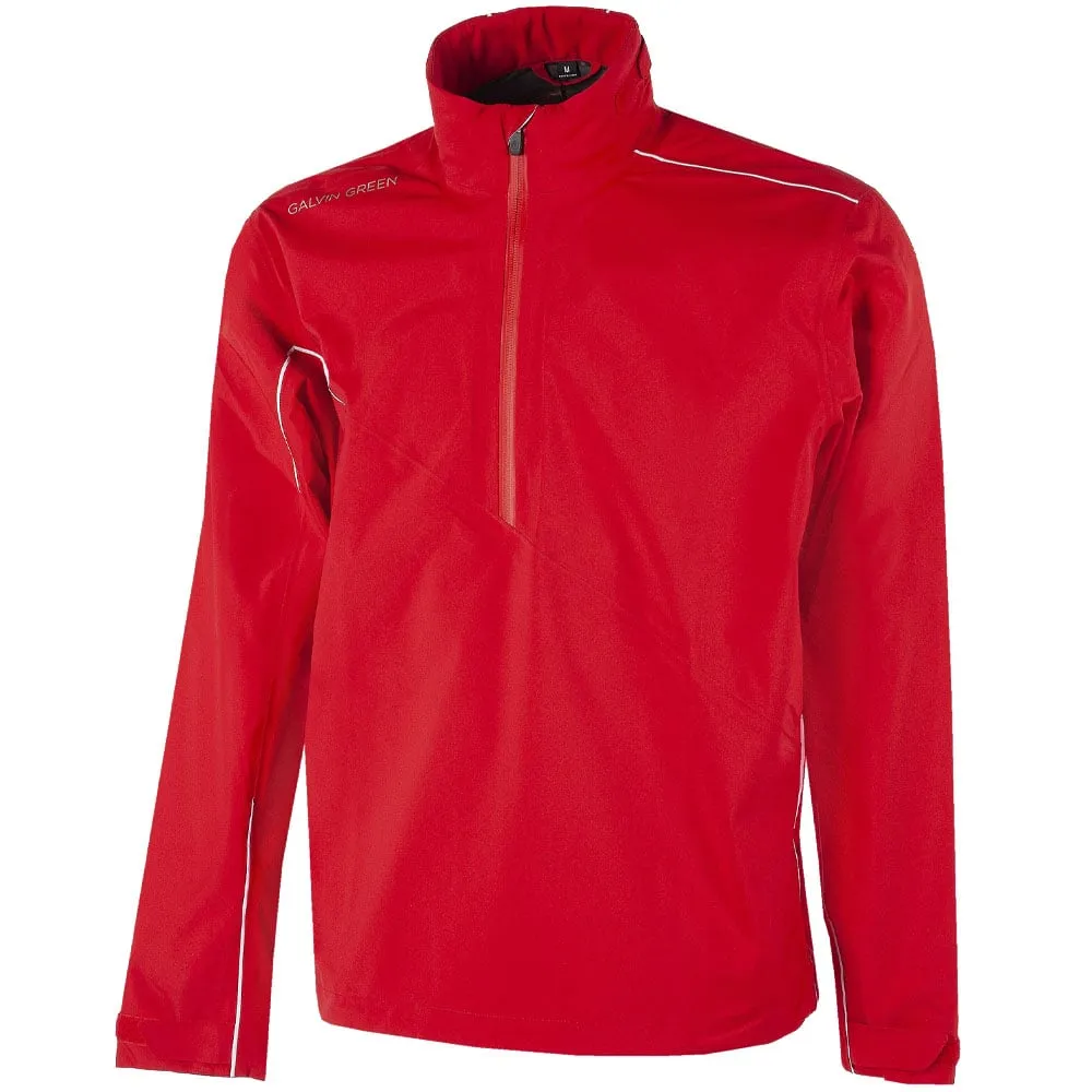 Dare to Lead Galvin Green Aden Gore-Tex Paclite 1/2 Zip Waterproof Jacket - Red/White