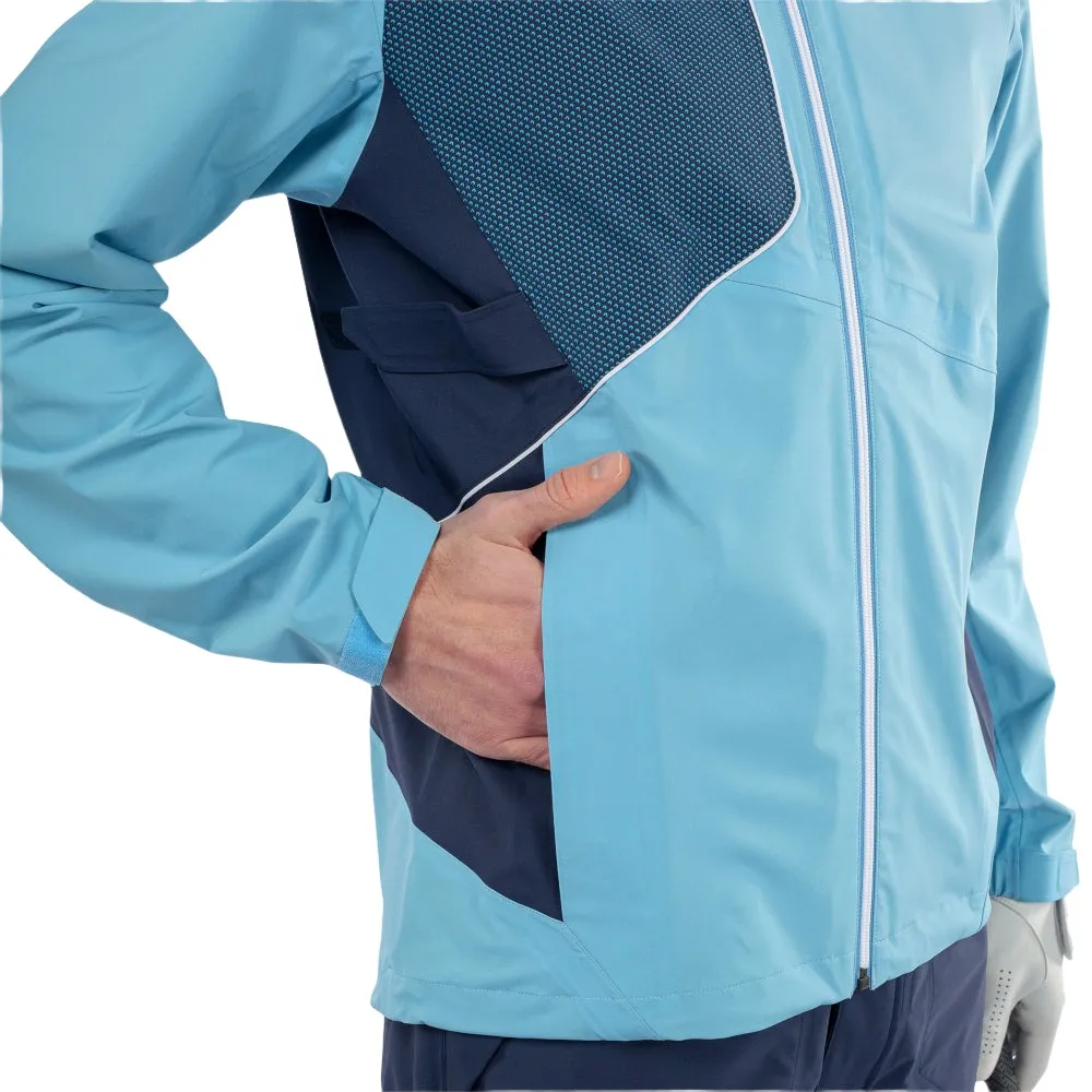 Define Your Own Way Galvin Green Ames Waterproof Dryvr Jacket - Alaskan Blue/Navy