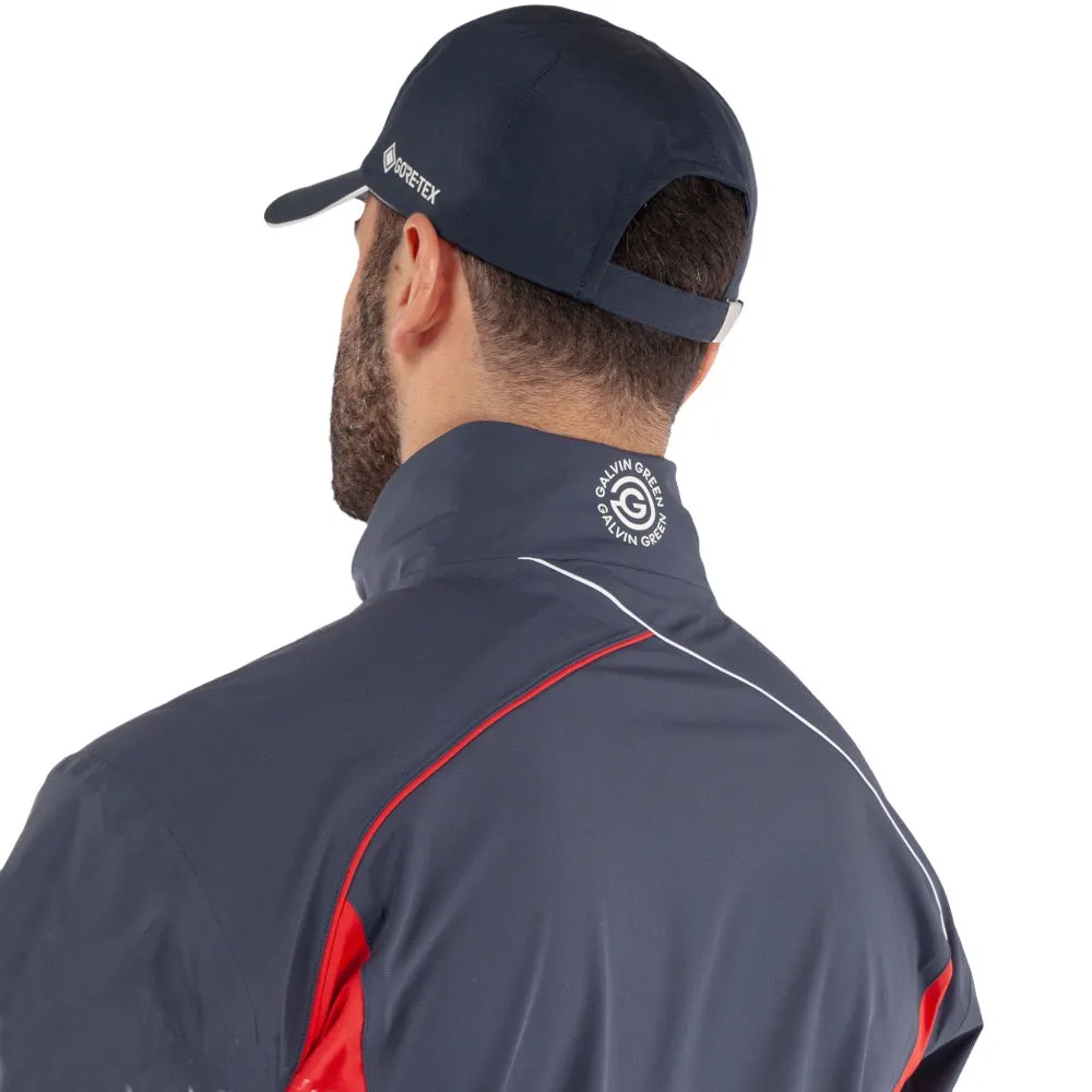 Galvin Green Ames Waterproof Dryvr Jacket - Navy/Red Hit Your Next Level