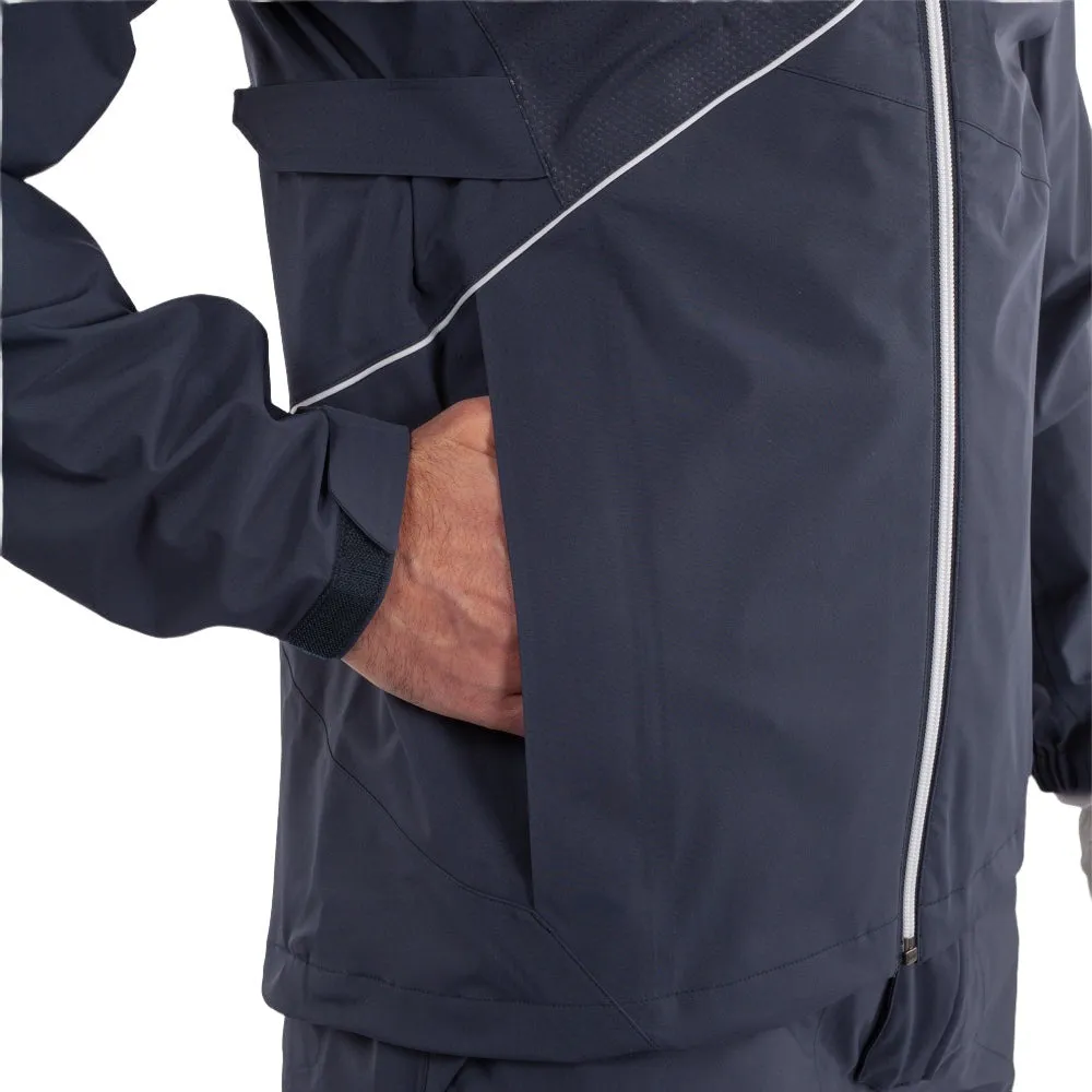 Black Friday Sale Step Out Boldly Galvin Green Ames Waterproof Dryvr Jacket - Navy/White