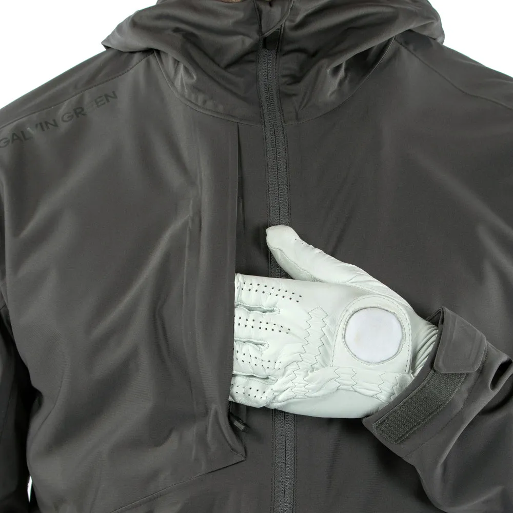 Galvin Green Amos Waterproof Hooded Jacket - Forged Iron Walk with Power Move Beyond Ordinary