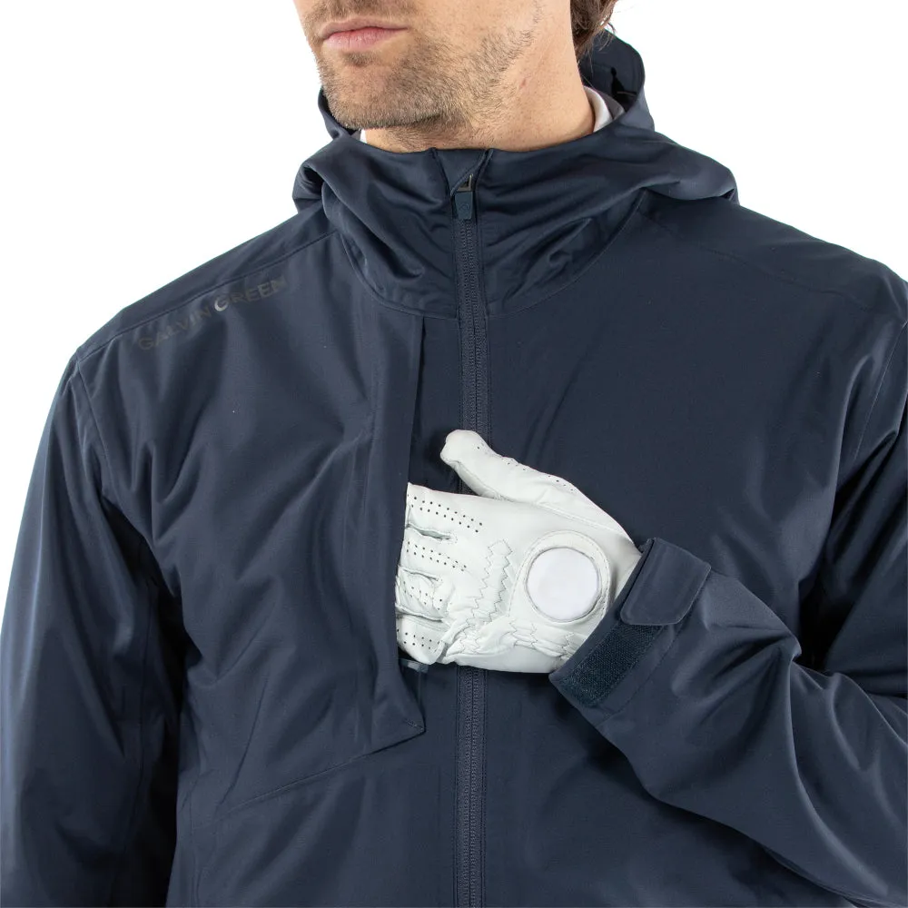 Born to Stand Out Step into the Beat Galvin Green Amos Waterproof Hooded Jacket - Navy
