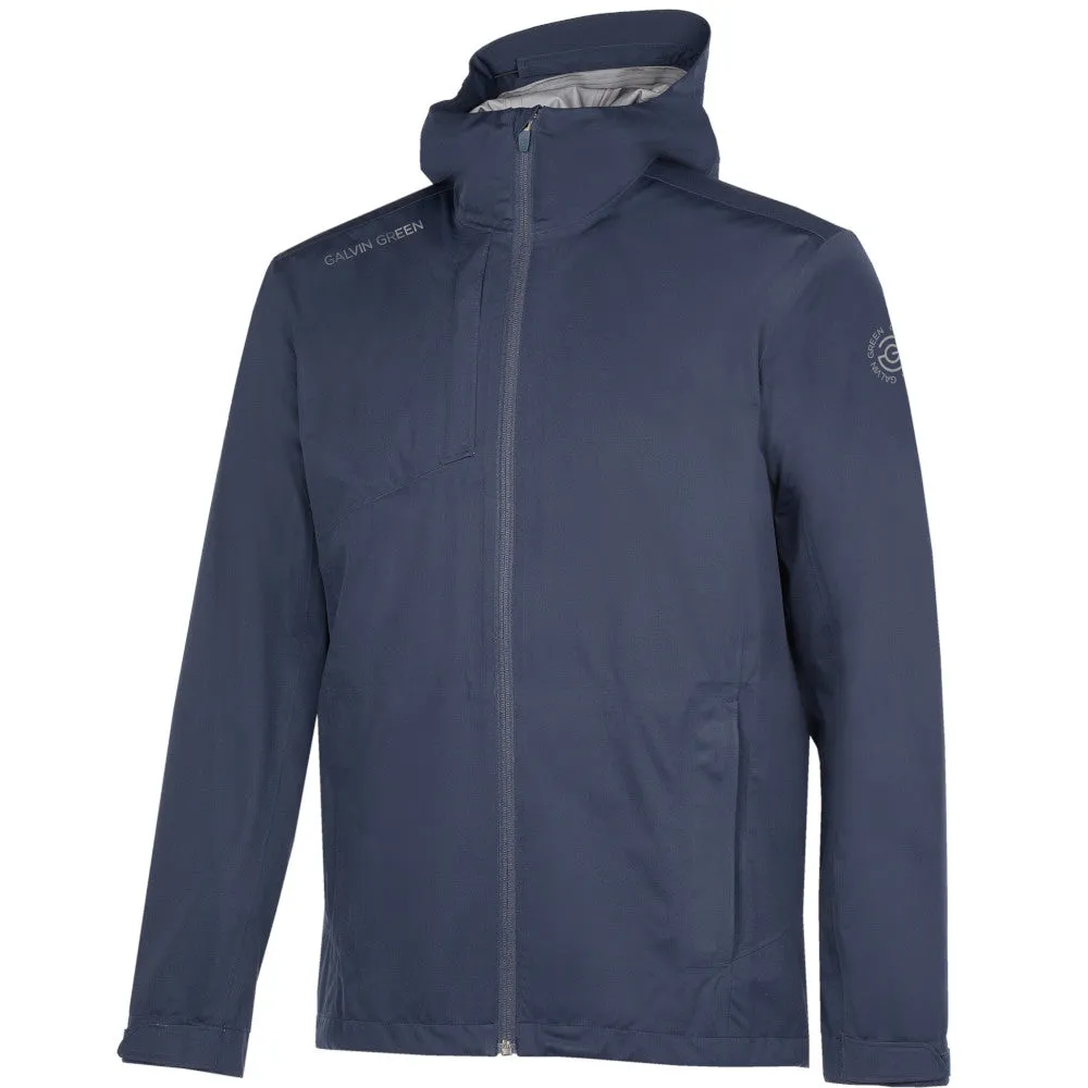 Christmas Eve Sale Born to Stand Out Galvin Green Amos Waterproof Hooded Jacket - Navy