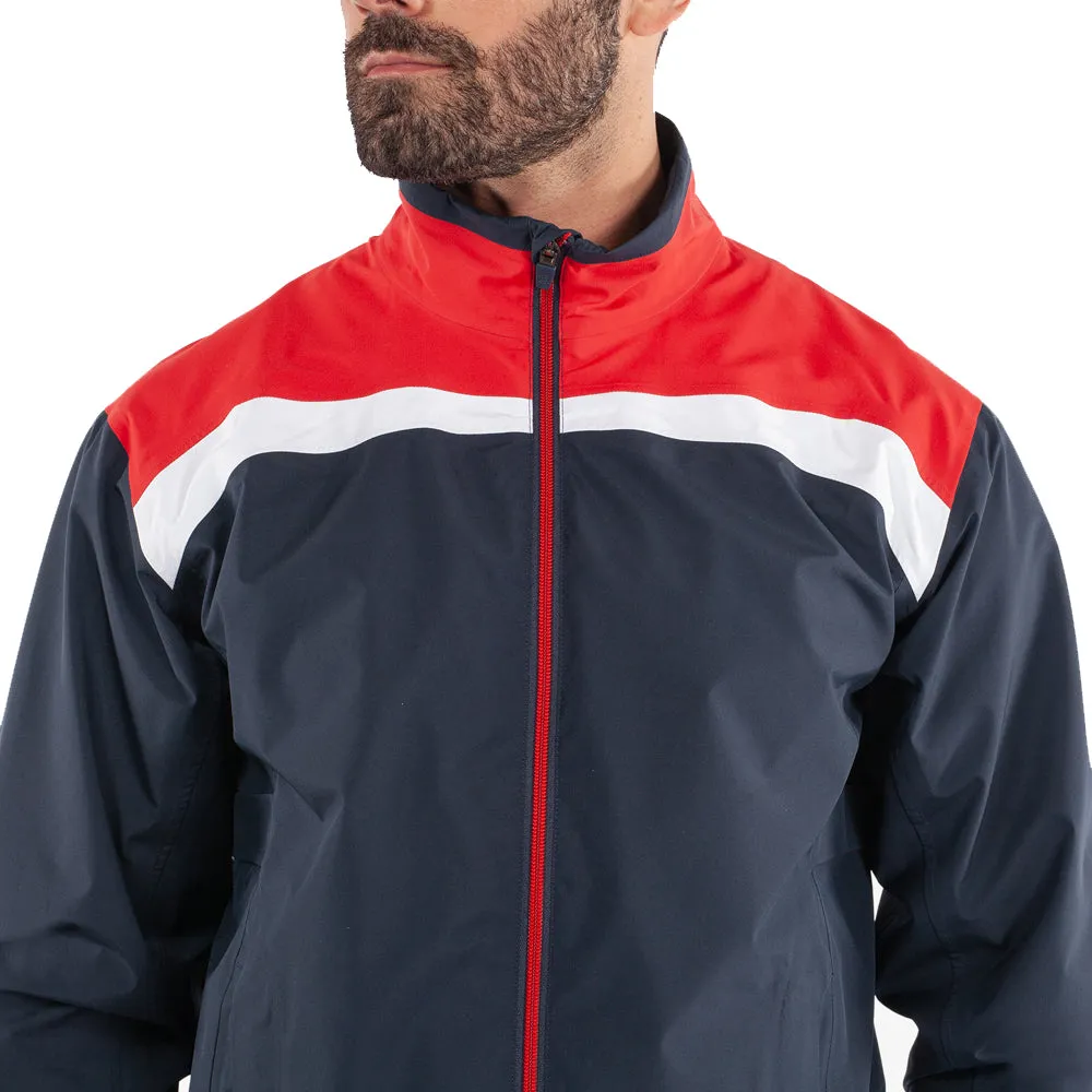 Galvin Green Anton Waterproof Dryvr Jacket - Navy/Red Bring the Heat Own the Moment