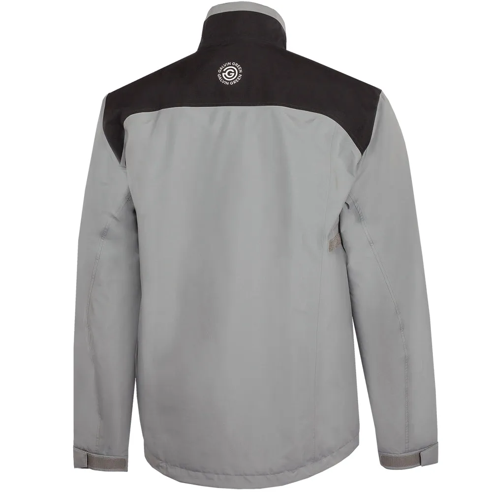 Galvin Green Anton Waterproof Dryvr Jacket - Sharkskin/Black Command Attention Dare to Lead