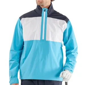 Galvin Green Ashford 1/2 Zip Gore-Tex Waterproof Jacket - Aqua/Navy/White Valentine's Day Sale Engineered for Speed