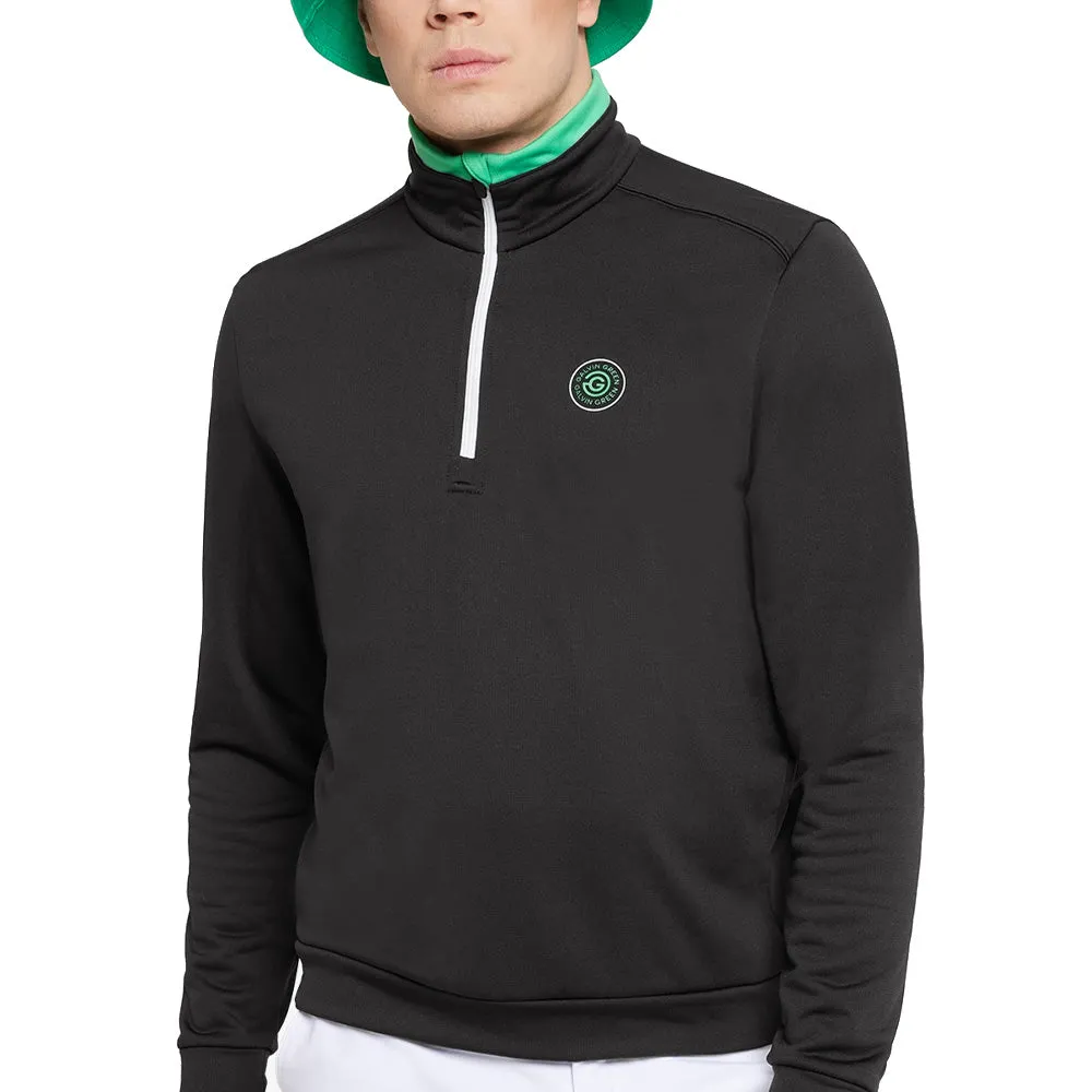 Galvin Green Dario Full Zip Mid Layer - Black/White Valentine's Day Sale
