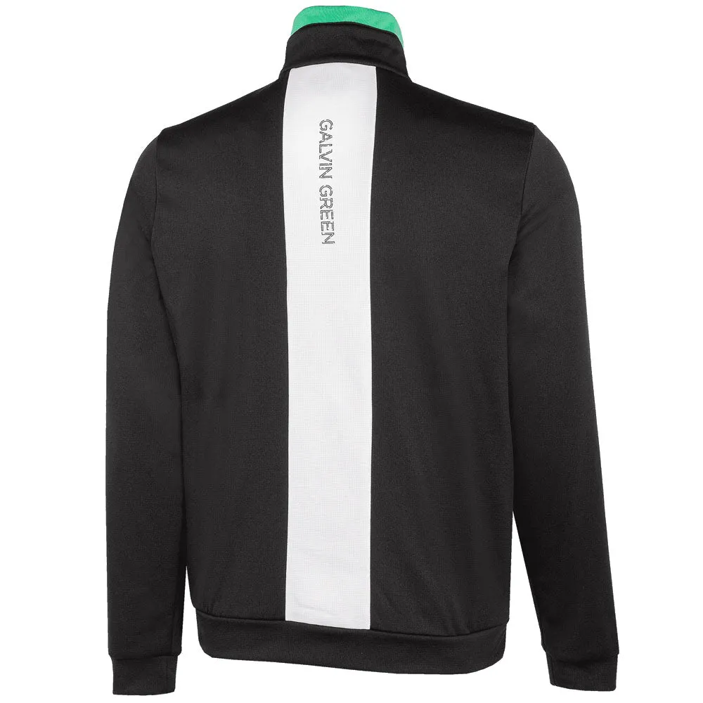 Galvin Green Dario Full Zip Mid Layer - Black/White Memorial Day Sale Christmas Eve Sale