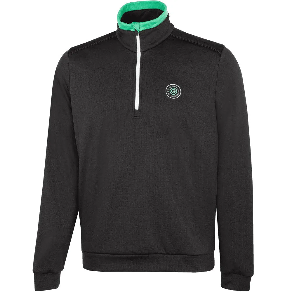 Memorial Day Sale Black Friday Sale Galvin Green Dario Full Zip Mid Layer - Black/White