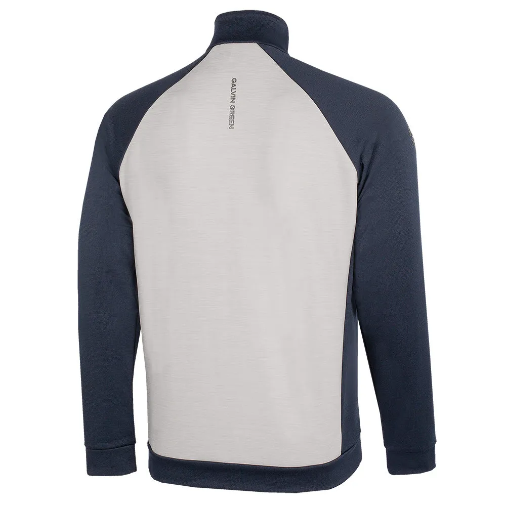 Easter Sale Galvin Green Darwin Full Zip Pullover - Cool Grey/Navy
