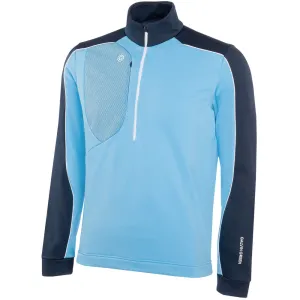 Galvin Green Dave 1/4 Zip Pullover - Alaskan Blue/Navy Flash Sale