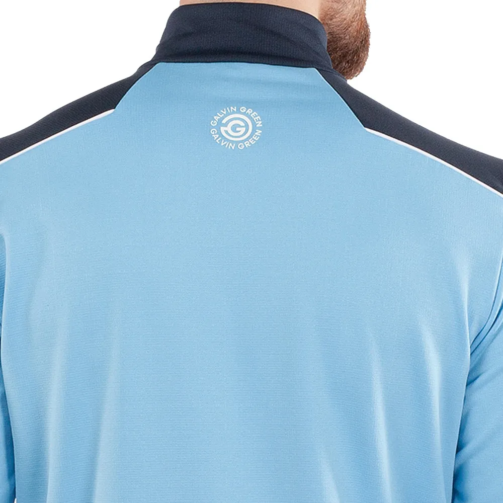 Galvin Green Dave 1/4 Zip Pullover - Alaskan Blue/Navy Built for the Bold Fuel Your Fire