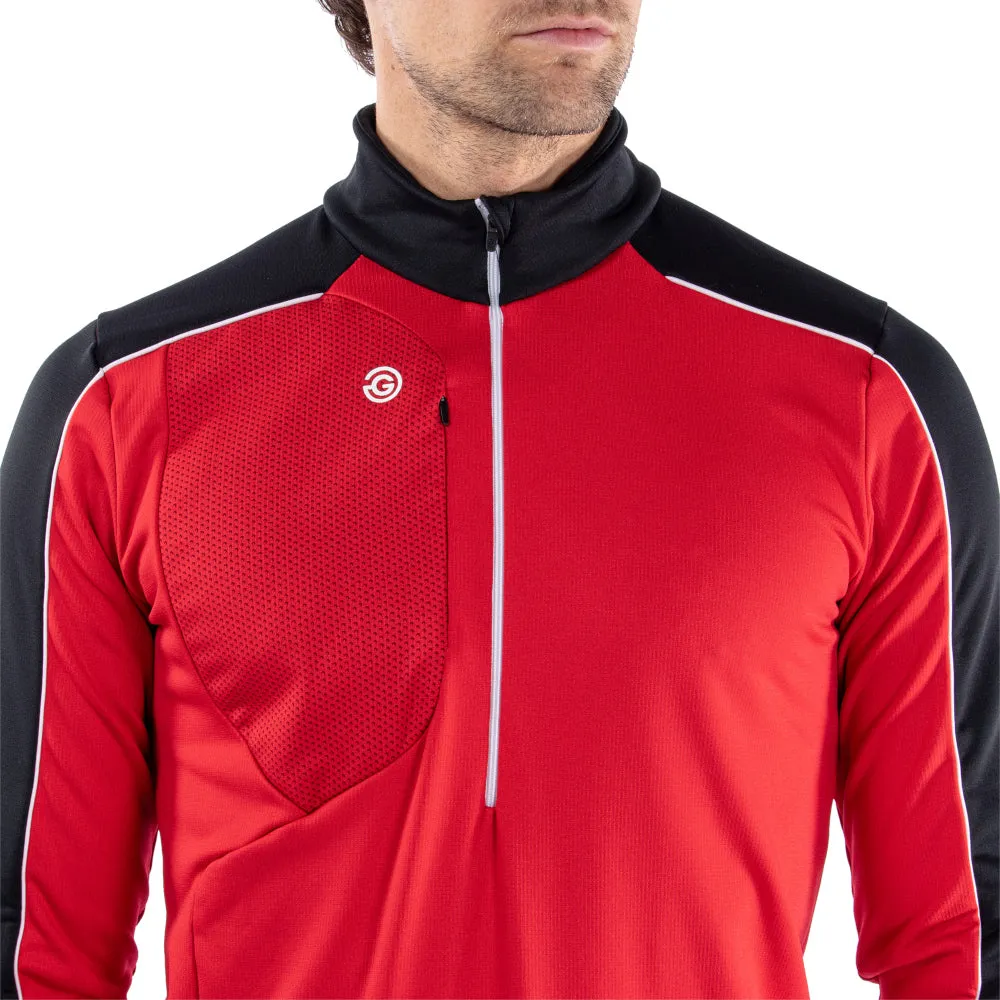Dress from the Feet Up Galvin Green Dave 1/4 Zip Pullover - Red/Black