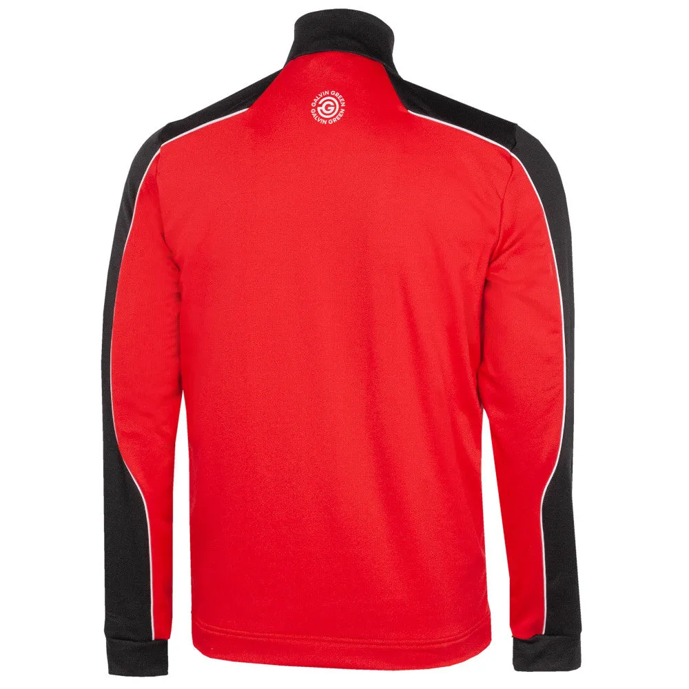 Walk Tall Galvin Green Dave 1/4 Zip Pullover - Red/Black