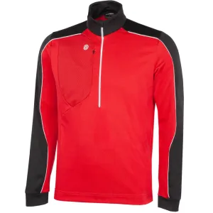 Galvin Green Dave 1/4 Zip Pullover - Red/Black Move Beyond Ordinary Step Out Boldly