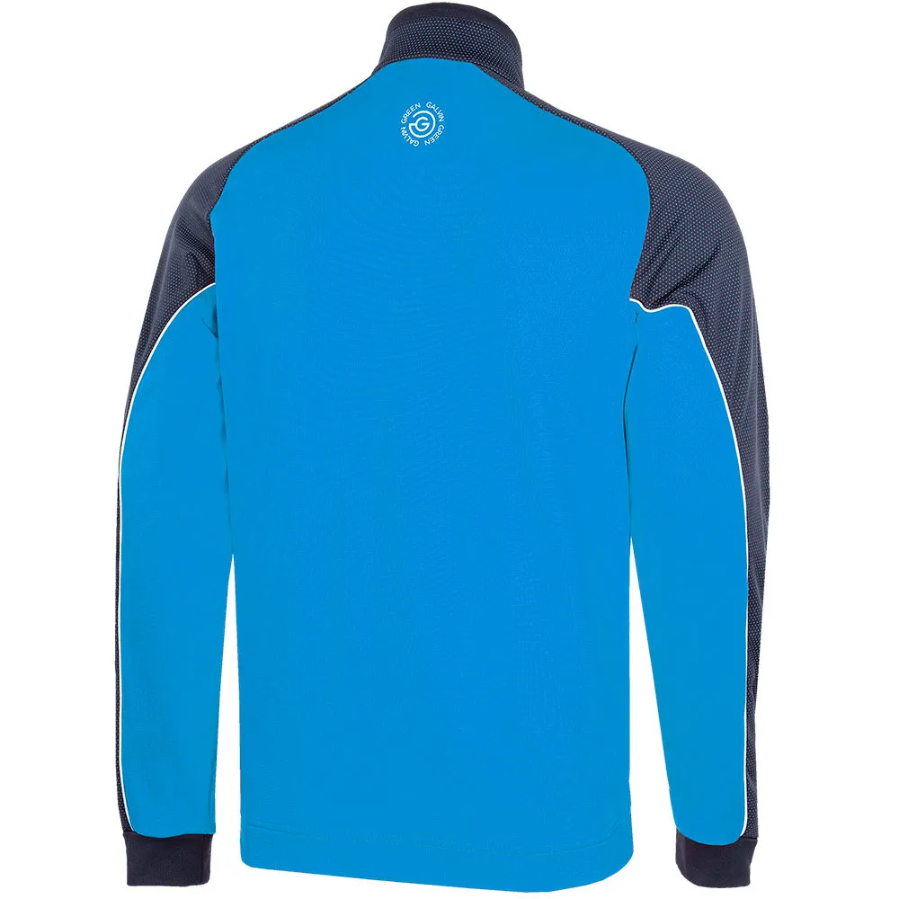 Galvin Green Daxton 1/2 Zip Insula Pullover - Blue/Navy/White Sweetest Day Sale Easter Sale