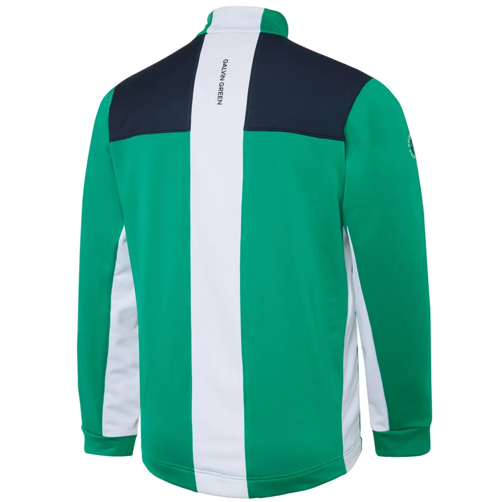 Galvin Green Dean 1/2 Zip Pullover - Navy/Golf Green Mother's Day Sale Black Friday Sale