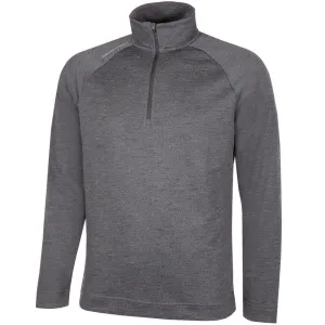 Big Savings Step Into Strength Galvin Green Dion 1/4 Zip Pullover - Black Melange