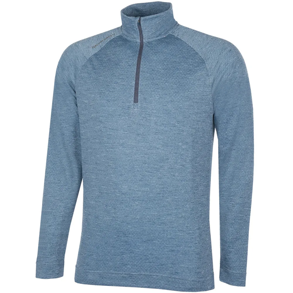 Confidence Starts Here Galvin Green Dion 1/4 Zip Pullover - Blue Melange