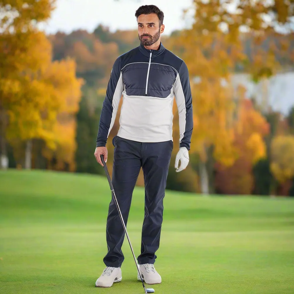 Galvin Green Douglas 1/4 Zip Pullover - Cool Grey/Navy Unleash Your Power
