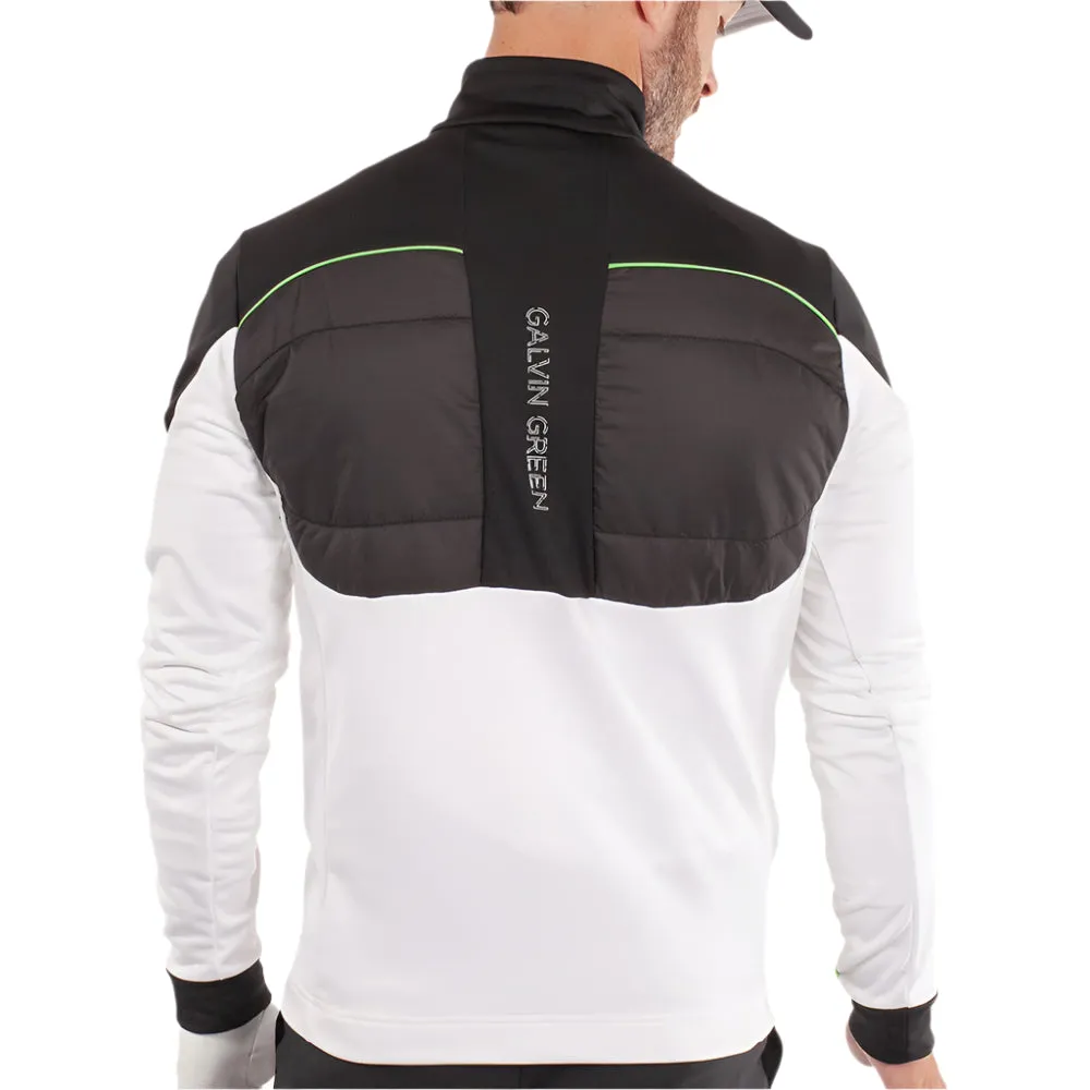 Galvin Green Douglas 1/4 Zip Pullover - White/Black Made to Turn Heads