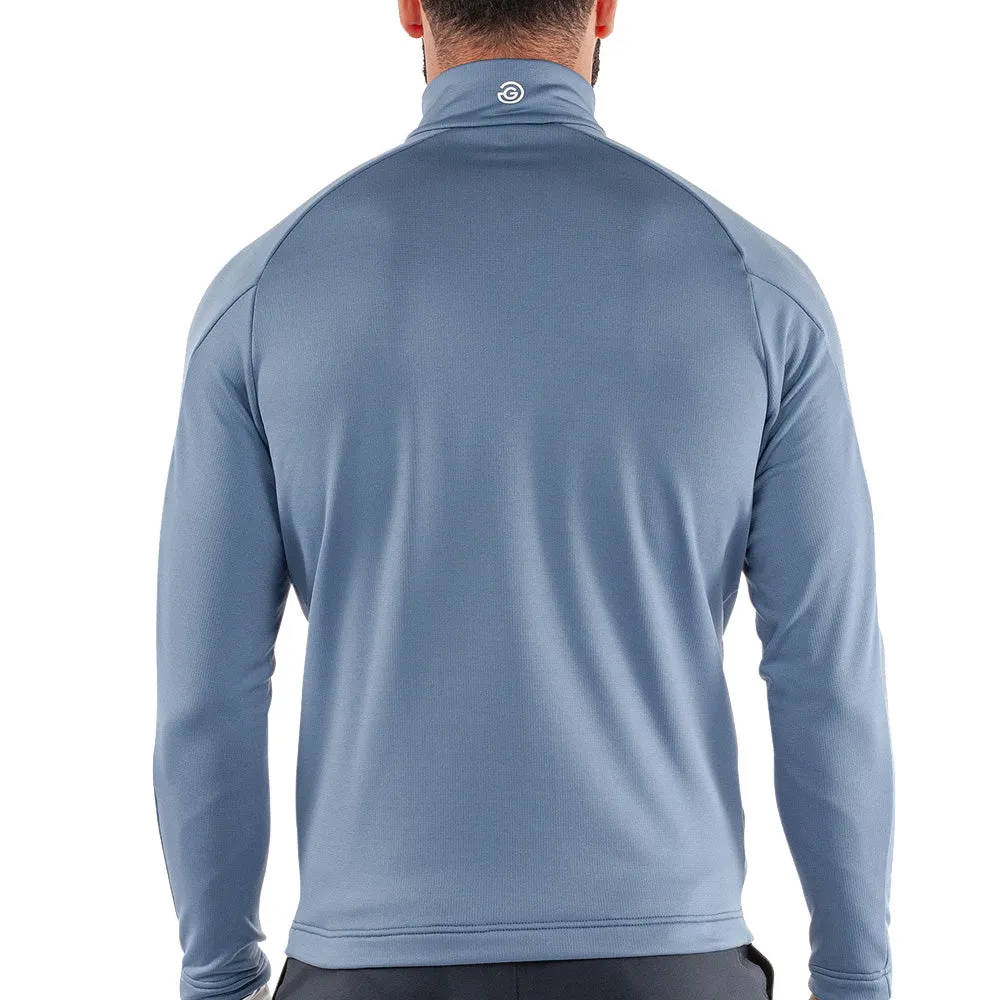 Power Every Step Fuel Your Fire Galvin Green Drake 1/4 Zip Pullover - Moonlight Blue
