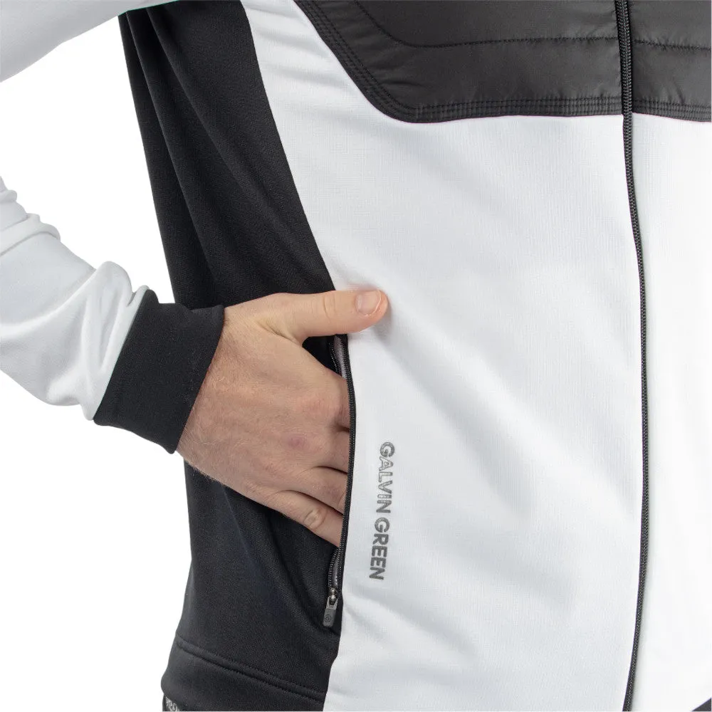 Galvin Green Dylan Jacket - White/Black The Fast Lane Choice Command Attention