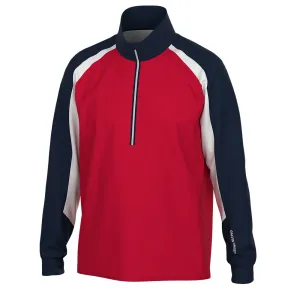 Keep Going Strong Galvin Green Laurent Windproof Pullover Jacket - Red/Navy