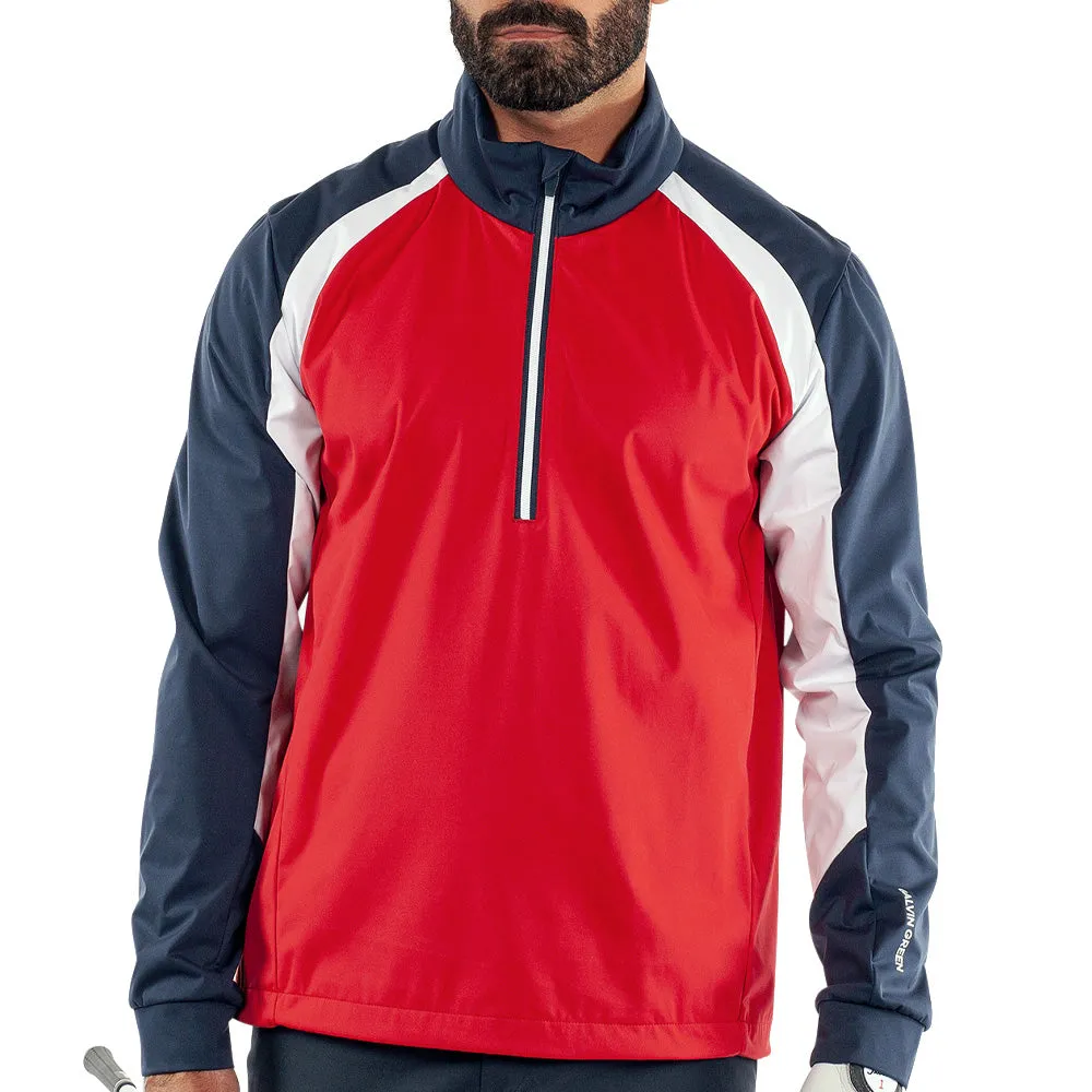 Made to Turn Heads Galvin Green Laurent Windproof Pullover Jacket - Red/Navy