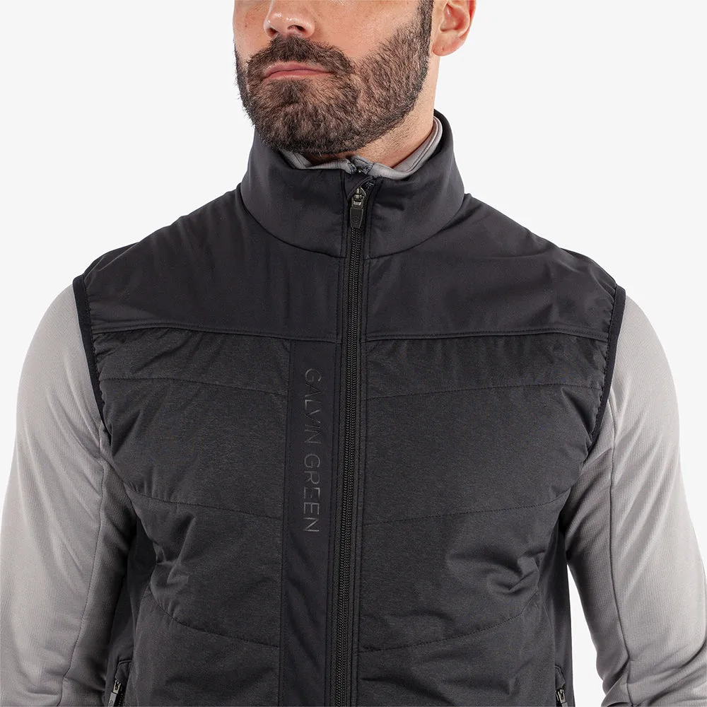 Galvin Green Lauro Windstopper Gilet - Black Walk with Power Game-Changer Footwear