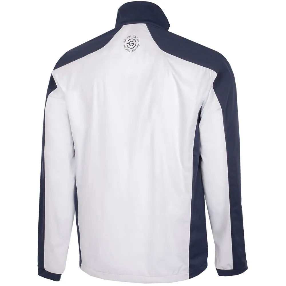 Built to Perform Galvin Green Lawrence Windstopper 1/4 Zip Pullover - White/Navy