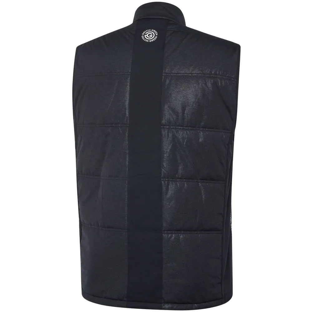 Step Out Boldly Galvin Green Lennox Windproof Water Resistant Gilet - Black