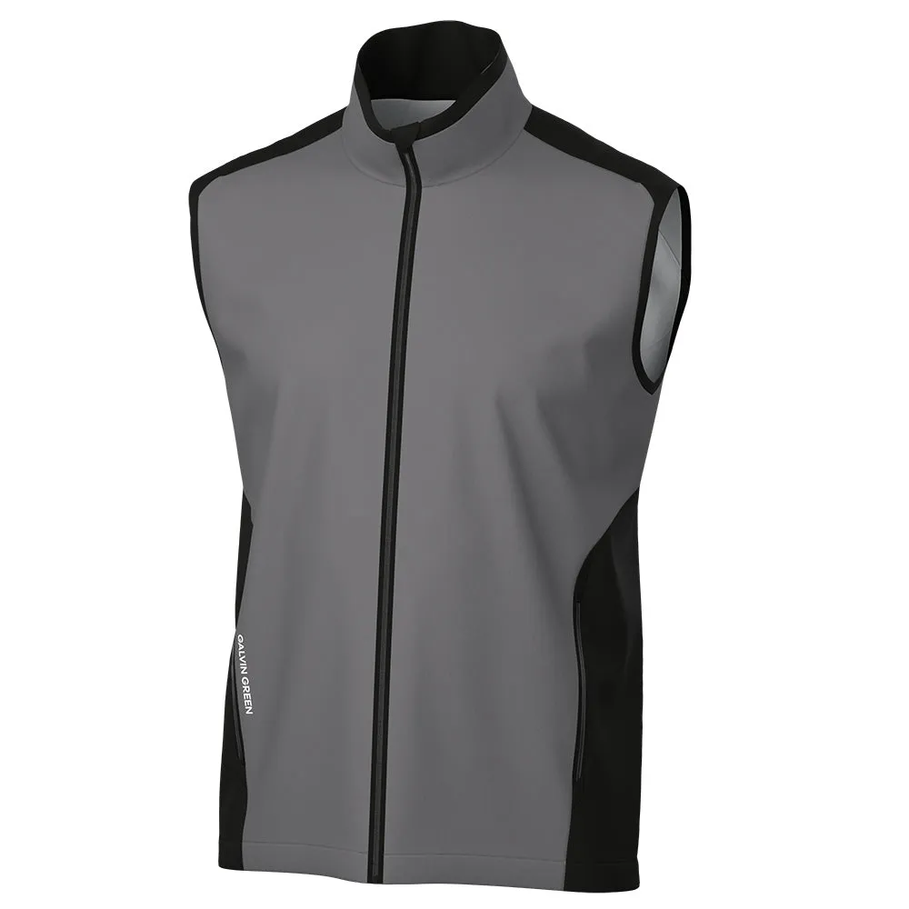 Galvin Green Leo Windproof Gilet - Forged Iron/Black Empower Your Journey