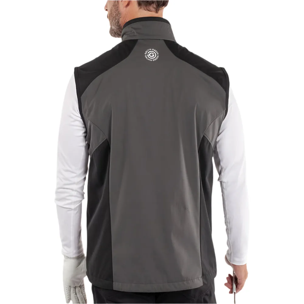 Galvin Green Leo Windproof Gilet - Forged Iron/Black Feel the Energy The Fast Lane Choice